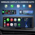 thumbnail image 2 of Wirels CarPlay Screen with 2K Dash Cam, 8.1" Portable Touchscreen Car Stereo with CarPlay & Android Auto, 1080P Backup Camera, Voice Control, Bluetooth, Mirror Link, GPS Navigation, 2 of 5