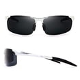 thumbnail image 2 of Gafas de Sol Deportivas RONSOU para Hombre Al-Mg Polarizadas Plata/Gris, 2 of 6