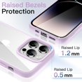 thumbnail image 5 of JETech Case for iPhone 14 Pro 6.1-Inch, Shockproof Phone Bumper Cover, Solid Color Matte TPU Frame, Anti-Scratch Clear Back (Purple), 5 of 6
