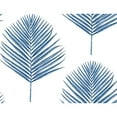 thumbnail image 4 of Luxe Haven Maui Palm Peel and Stick Wallpaper Midnight Blue & White, 4 of 5