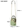 thumbnail image 2 of FORMRS Crossbody Bag for Women Quilted Travel Shoulder Cell Phone Purse with Chain Strap Handbag, Light Green Martini, 2 of 7