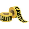 SKILCRAFT, NSN6134244, 2 mil CAUTION Barricade Tape, 1 / Roll, Yellow