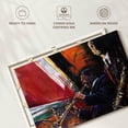 thumbnail image 6 of Elephant Stock Red Hot Wall Art - Horizontal Canvas Wall Art - Living Room Wall Decor - Music Canvas - Red And Orange Decor By Jin G. Kam - 48" x 32", 6 of 8