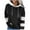 Black, variant on Womens Oversized Hoodie Zip up Sweatshirt for Women Black Pullover Hoodie Women Long Sleeve Tops for Women Square Neck My Orders past Orders
