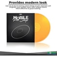 thumbnail image 5 of Mobile Pro Shop (Orange) Acrylic Turntable Mat - 12" Vinyl Record Player Slipmat - Anti-Static & Noise Reducing Platter Mat for LP Players, 5 of 6