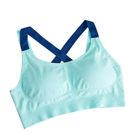 

Women Yoga Top Girl Sports Bra Running Gym Fitness Stretch Padded Wirefree