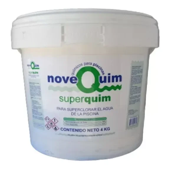 Dicloro Cloro para Alberca Rápida Cloración Superquim 4 kg