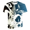 thumbnail image 1 of Niños Niñas Música Nota Camisetas Mangas cortas para niños Camisetas Bebé Casual Dibujos animados Verano Moda Casual Niños Tops amp; Camisetas13T Gao Jinjia LED, 1 of 2