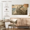 thumbnail image 5 of Elephant Stock Vintage Plane Wall Art - Horizontal Canvas Wall Art - Living Room Wall Decor - Transportation Canvas - Brown And Beige Decor - 12" x 8", 5 of 8