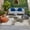 Gray, Brown, Beige, variant on Black Gray Palm Leaves Outdoor Rug for Patio/Deck/Porch, Non-Slip Large Area Rug 4 x 6 Ft, Summer Tropical Botanical Retro Indoor Outdoor Rugs Washable Area Rugs, Reversible Camping Rug Carpet Runner