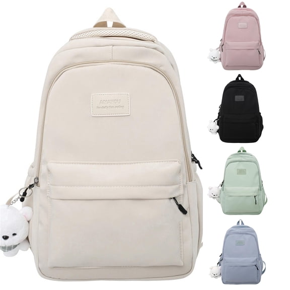Gyujnb School Backpack, Minimalist Laptop Backpack Stylish Casual School College Travel Rucksack with Multiple Pockets Lightweight Durable Daypack for Students Teens, Backpack for School