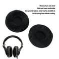 thumbnail image 3 of Cubiertas De Auriculares, Almohadillas De Oído De Terciopelo De 60 Mm, Almohadillas Para La Oreja De Reemplazo De Auriculares Con Espuma De Memoria Para ATH-ES55 ATH-SJ1,, 3 of 7