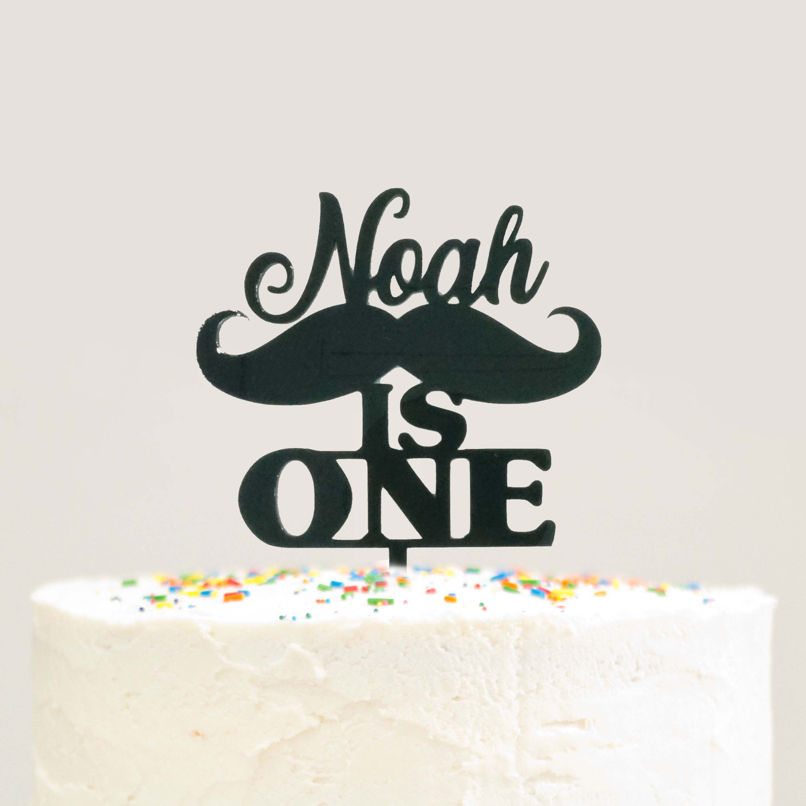 Classy Mustache cake – SahniBakery