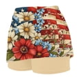thumbnail image 5 of Ruimatai Women's High Waisted 2 in 1 Flowy Skort Star Print Athletic Tennis Skirt with Built in Shorts for Gym Daily Wear, 5 of 6