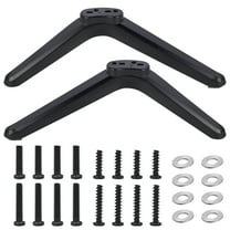 Abaima TV Legs for TCL Roku TV Stand Legs,Replacement Black Legs for TCL Smart TV Base Stand for 32 40 49 50 55 Inch with Screws(Black)