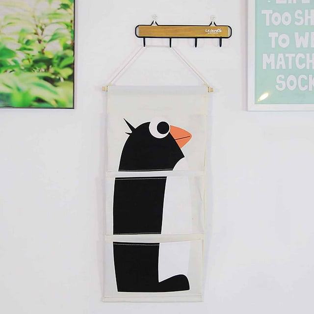 EGNMCR Closet Organizers and Storage, Storage Trunks & Bag Wall-mounted Storage Box Linen Door Hanging Storage Box the light