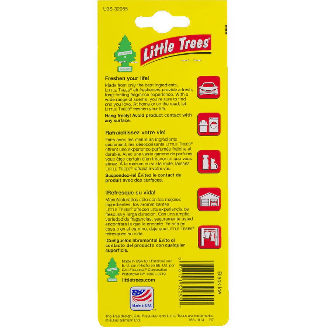 New Car Xtra Strength Little Trees Air Freshener 10612 Pack of 12