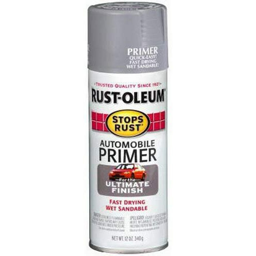 RustOleum 2089830 Stops Rust Automotive Primer Spray Paint, 12 oz