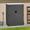 Gray, variant on Dextrus Tall Outdoor Storage Shed, Vertical Lockable Tool Storage Resin Shed for Garden, Garage, Patio, No Shelves Included, Brown