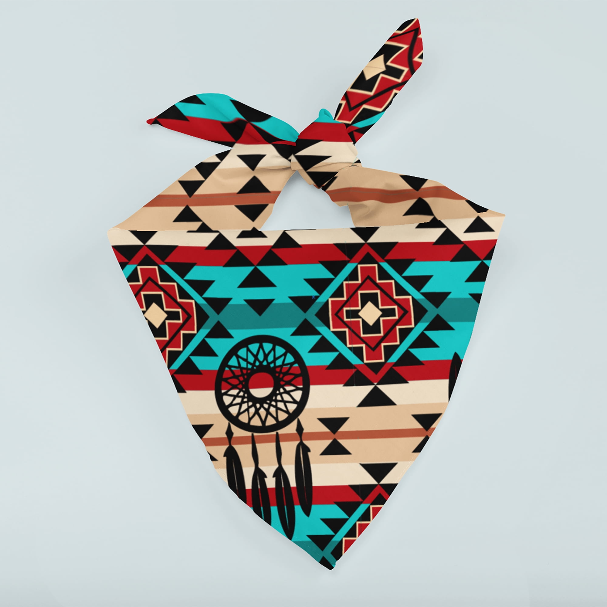 1 Yard 100% Cotton Native Dreamcatcher, Multi-color, 44" Wide for Quilting & Sewing by David Textiles