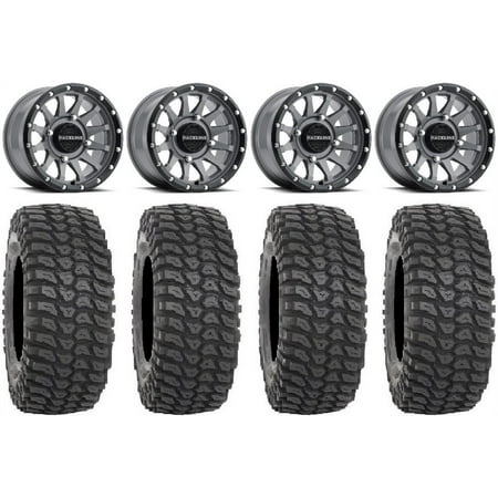 Raceline Trophy 15 Grey Wheels 35 XCR350 Tires Polaris RZR XP 1000 / PRO XP / Ranger XP 900/1000 Raceline Trophy 15 Grey Wheels 35 XCR350 Tires Polaris RZR XP 1000 / PRO XP / Ranger XP 900/1000