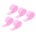 thumbnail image 1 of Unique Bargains Crepe Paper Streamer Decor 82ft Long 1.77 Inch Wide, Light Pink 5 Pack, 1 of 5