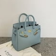 thumbnail image 2 of Sacs à Main en Cuir pour Femmes Sac à Main à une Épaule Sac Bandoulière Bleu Foncé, 2 of 9