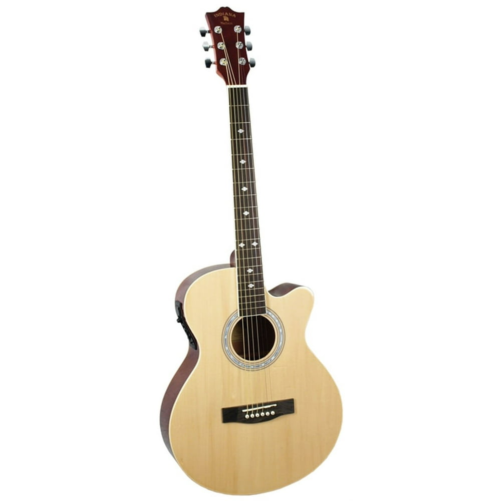 Indiana Madison Acoustic/Electric Guitar Natural