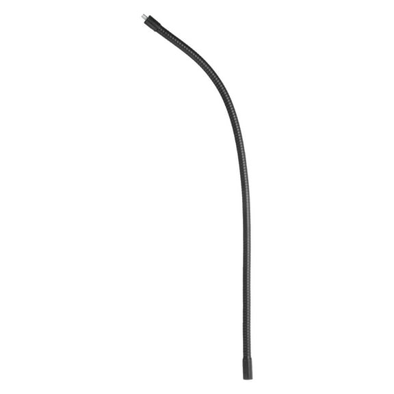 Uxcell 20" Length Metal Gooseneck 1/4"-20 Female to Male Thread Flexible Tube Extension Black