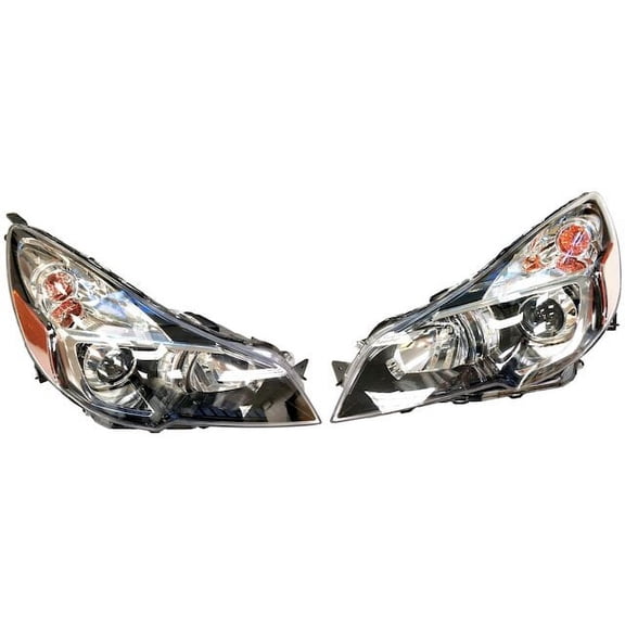 Headlight Assembly Set - Compatible with 2013 - 2014 Subaru Outback