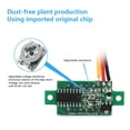 thumbnail image 3 of 3 Wire LED Volt Meter Panel, DC 0-100V Range, 0.36 Inch Digital Display, Reverse Connect , Low Power Consumption, International Standard Size, 3 of 8