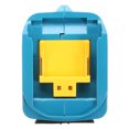 thumbnail image 2 of Adaptador de USB Sunnimix 2x para Motosierras Jardín Carpintería Azul Adaptador de cargador de herramienta eléctrica, 2 of 8