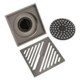 thumbnail image 4 of Bathroom Floor Drain, Stainless Steel Improve Water  Square Floor Drain Easy Cleaning Recessed Design  For Garage, 4 of 8