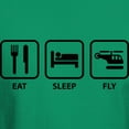 thumbnail image 3 of CafePress - Eat Sleep Fly Dark T Shirt - Men's Classic Graphic Cotton T-Shirt, 3 of 4