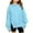 Sky Blue, variant on Kids Sweatshirt Boys Long Sleeve Pink Sweatshirts Crew Neck Cute Pullover Relaxed Fit Tops Fall Winter Clothes Girls Clothes 7-8 Years