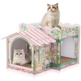 thumbnail image 1 of Cartón para sombrear líneas Cat House, varios niveles, 45 x 27 x 30 cm, 1 of 6
