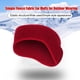 thumbnail image 4 of Naiovety Calentadores de oreja cubre polar adulto orejera mujeres hombres ropa accesorio elástico deporte ciclismo correr diadema para al aire Ciclismo Vino rojo HR, 4 of 6