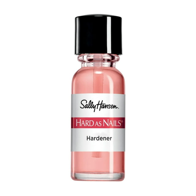 Sally Hansen Hard as Nails® Hardener, Long-Lasting Protection Against Chipping, Splitting and Cracking, Get Longer, Stronger Nails that Shine Nail Treatment Hardener
