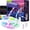 105ft, variant on RGB+IC LED Strip Lights,   LED Light for Bedroom, Color Changing LED Strips with 44 Scene Modes, Segmented Control, for Room, Party, Festival, Gathering (105ft)