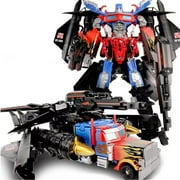 15.74inch Transformer Jet Power Optimus Prime / Jet Optimus Movie 2 Autobots Truck Head Model Robot Toy Car Action Figure Birthday KO Version