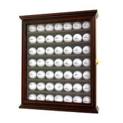 DECOMIL - Golf Ball Display Case Cabinet Wall Rack Holder UV Protection Lockable