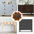 thumbnail image 3 of Perilla Home Set of 6 Crystal Knobs for Cabinet & Drawers Decorative Vintage Glass Knobs for Home Kitchen Cabinet Hardware Cupboard Glass Door Dresser Wardrobe and Drawer Pulls (Amber), 3 of 11