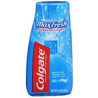 Toothpaste & Mouthwash Liquid Gel with Breath Strips Cool Mint 4.6 oz Pack of