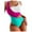 Hot Pink-03, variant on Lopeceal Women's One Piece Swimsuit Cut Out Asymmetrical Bathing Suits Tummy Control Color Block Beach High Cut Monokini Swimwear