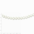 thumbnail image 3 of Primal Silver Sterling Silver Rhodium-plated 9-10mm White Freshwater Cultured Pearl Necklace, 3 of 5