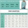 thumbnail image 3 of Shirts for Women Women's Loose Casual Leisure Long Sleeve Round Neck Collar Patchwork T-Shirt Top, 3 of 6