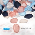 thumbnail image 2 of Uxcell Silk Rose Petals, Artificial Flower Petals for Wedding Aisle Scatter Bridal Shower Table Decor 200 Blue Pink Mixed, 2 of 7