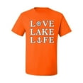 thumbnail image 2 of Wild Bobby, Anchor Wheels Love Lake Life, Men Graphic Tee, Orange, 4X-Large, 2 of 4