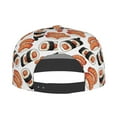 thumbnail image 4 of Balery Baseball Cap Flat Bill Hats for Men Adjustable Size for Running Workouts and Outdoor Activities All Seasons Dad Hat(Sushi Roll ), 4 of 9