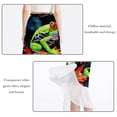 thumbnail image 2 of Frog Stylish Chiffon Beach Skirts and Summer Dresses for Women scalloped Off Shoulder Maxi Dress Dress Beach Dresses for Women, 2 of 6